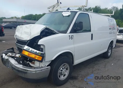 2023 Chevrolet Express Cargo Rwd 2500 Regular Wheelbase Wt from USA, damaged, VIN 1GCWGAFP7P1204220